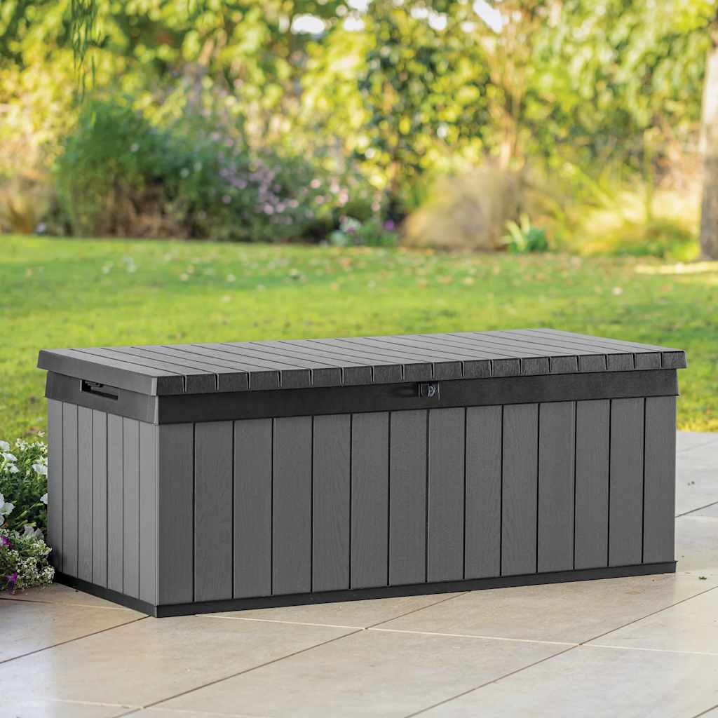 Keter Garden Storage Box Darwin 380 L Grey - Image 9